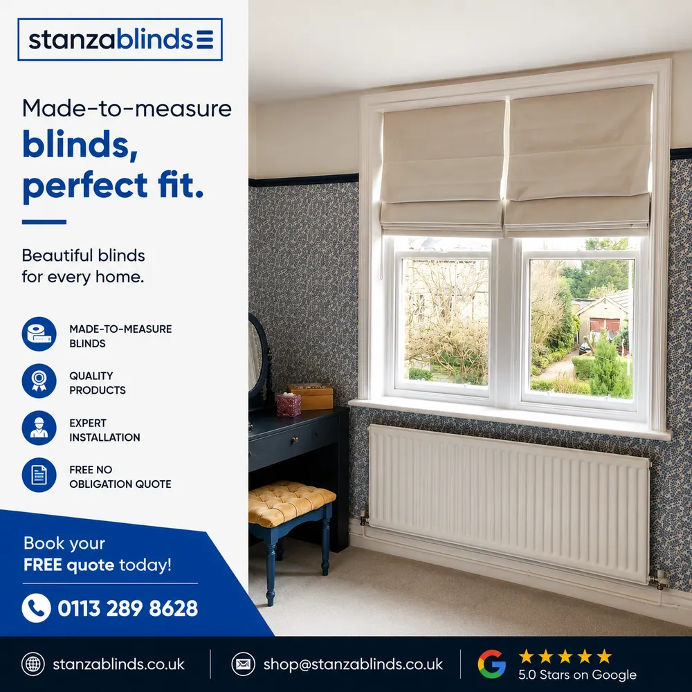 Recent Stanza Blinds Roman blind installation