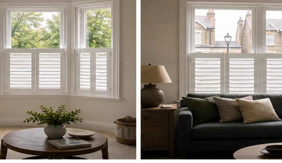 Living Rooms for Cafe Style Shutters