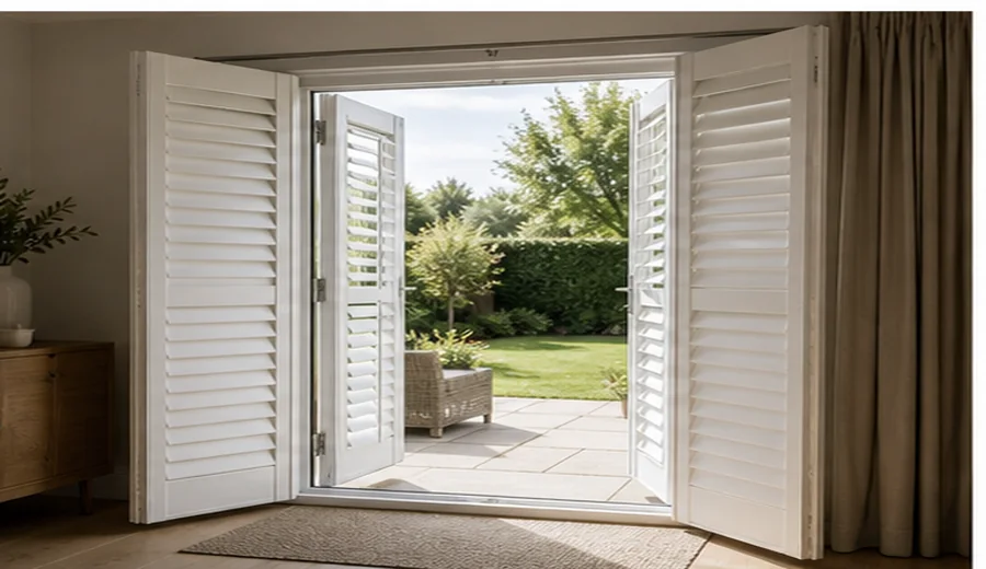 Privacy for French Door Shutters