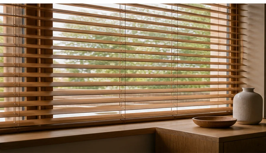 Privacy for Wooden Blinds