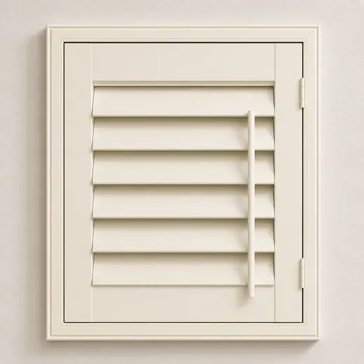 Cream plantation shutter colour sample